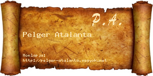 Pelger Atalanta névjegykártya